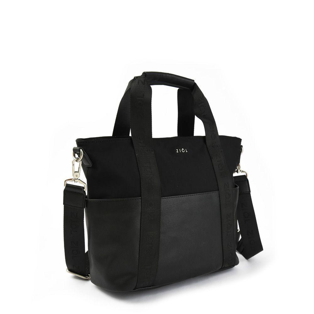 Kasadin Cartera Dos Asas Tres Divisiones Grande Negro-1