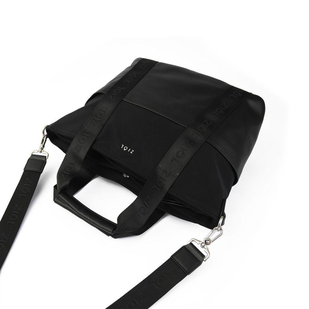 Kasadin Cartera Dos Asas Tres Divisiones Grande Negro-3