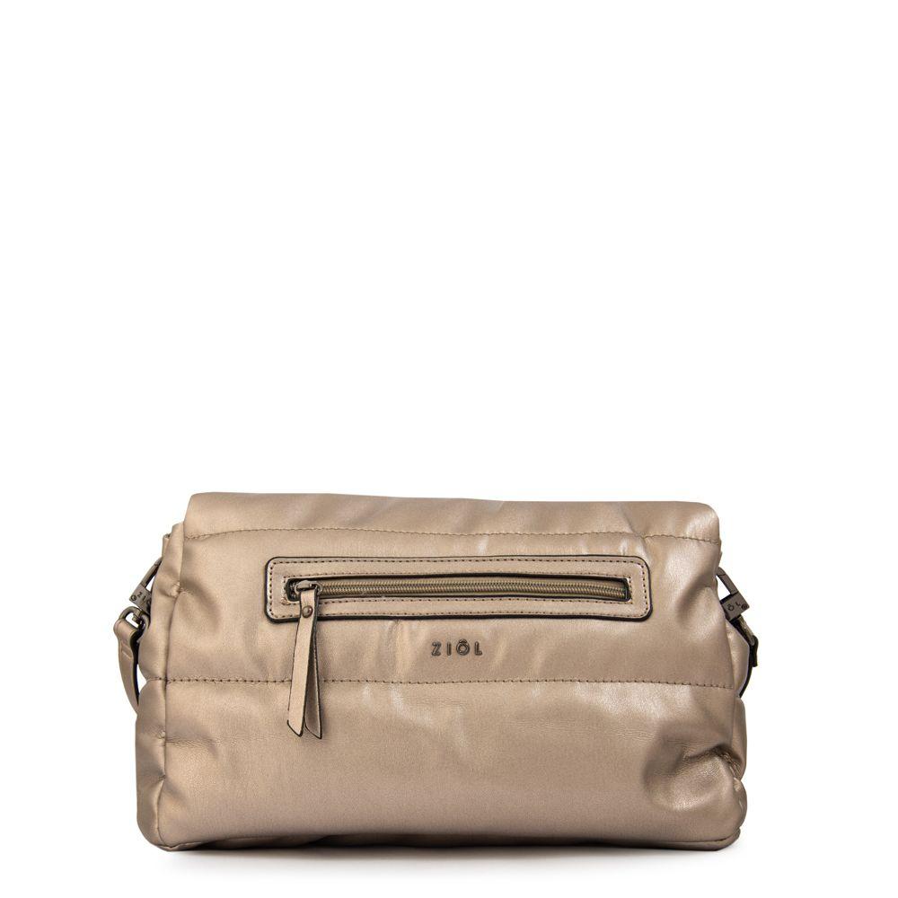 Cartera bandolera silvi plateado oscuro-2