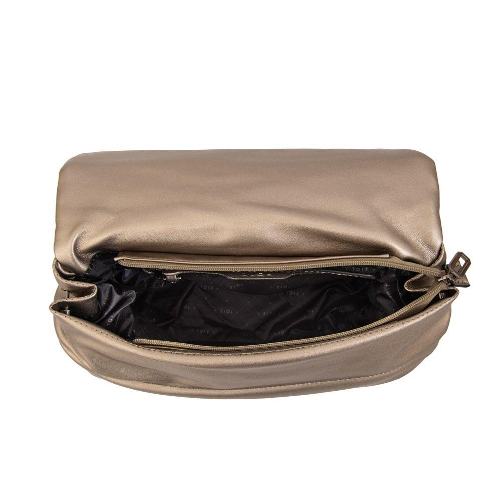 Cartera bandolera silvi plateado oscuro-3
