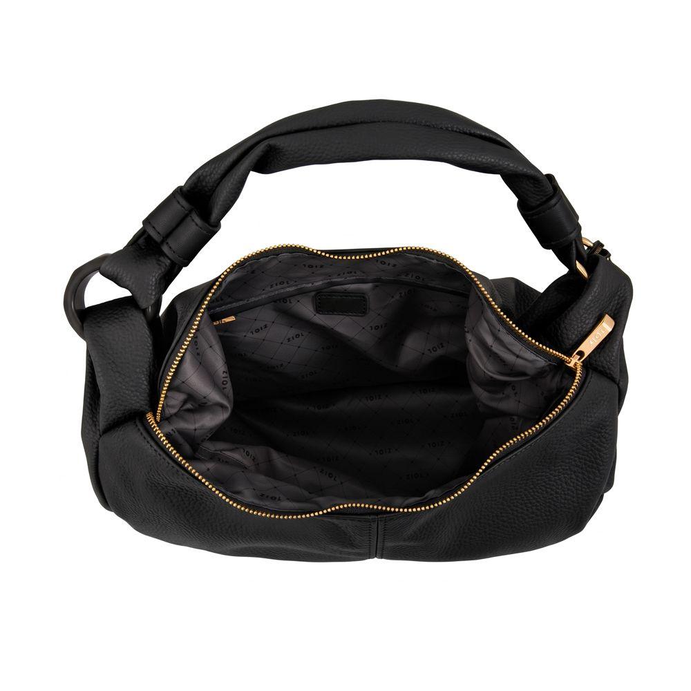 Cartera corte oval casandra grande negro-3