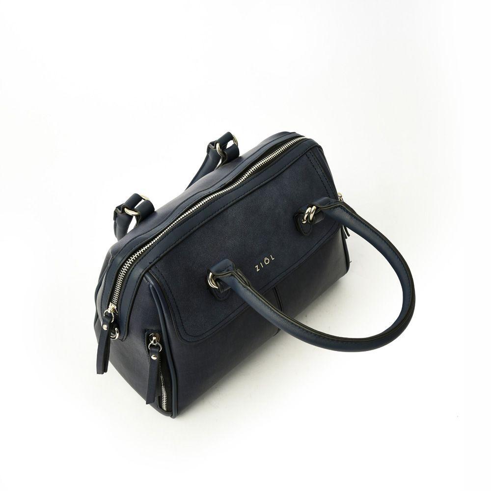 Colette Cartera Tipo Dos Asas Baul Azul Oscuro-3