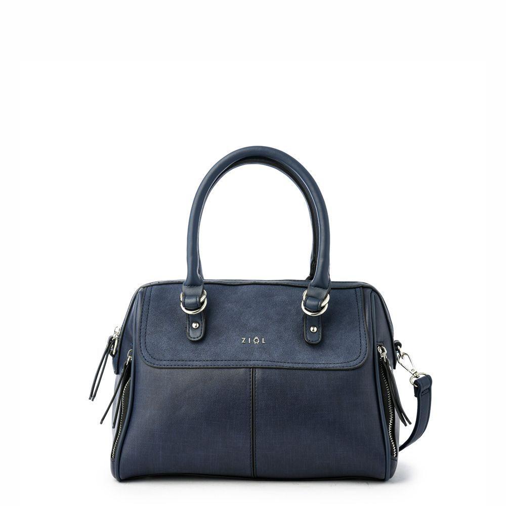 Colette Cartera Tipo Dos Asas Baul Azul Oscuro-0