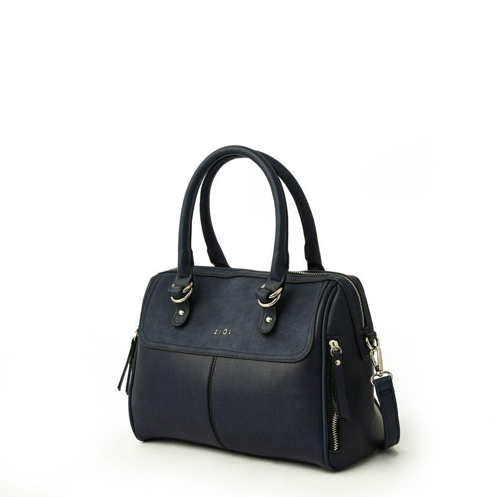 Colette Cartera Tipo Dos Asas Baul Azul Oscuro-1