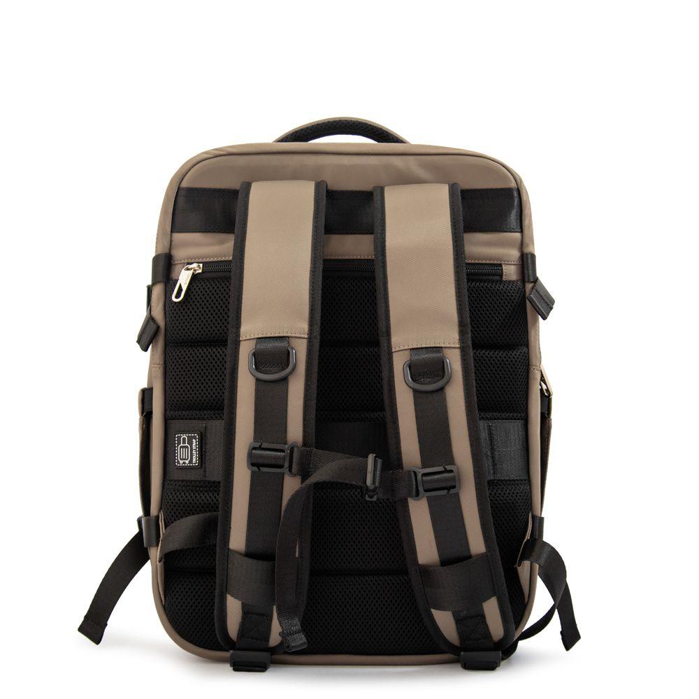 Mochila travel college taupe-2