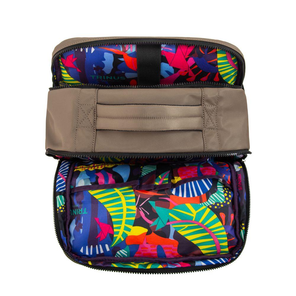 Mochila travel college taupe-4