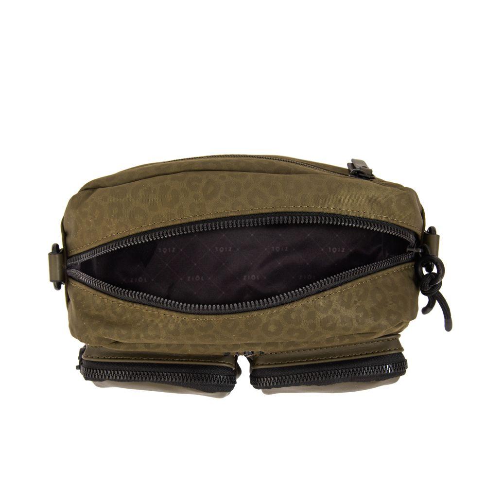 Cartera bandolera selina mediana verde oliva-3