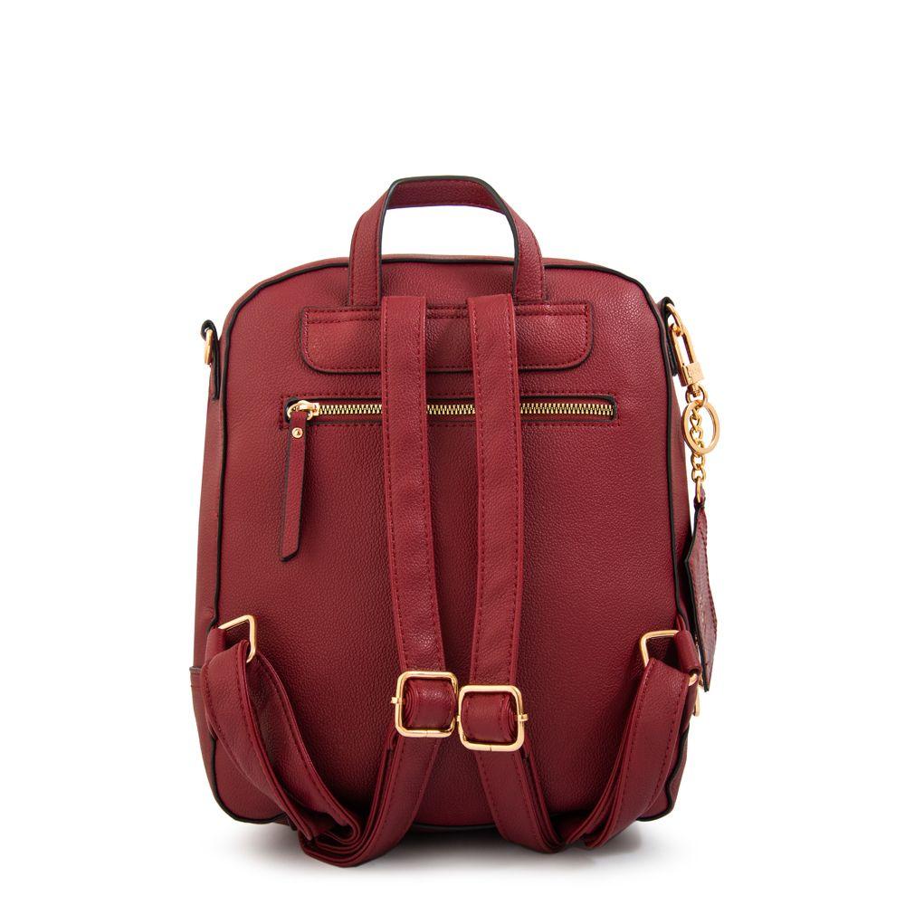 Mochila michelle mediana rojo oscuro-2