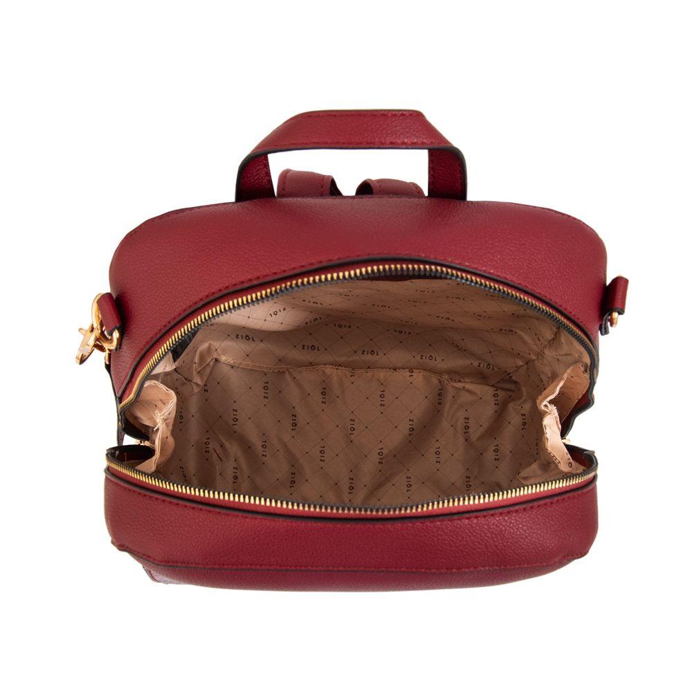 Mochila michelle mediana rojo oscuro-3