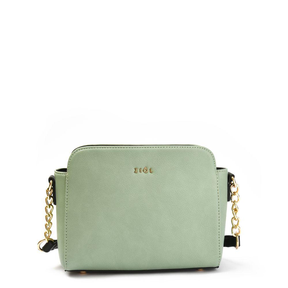 Cartera bandolera pequeña bismarin verde claro-0