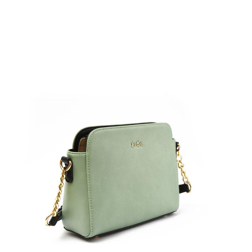 Cartera bandolera pequeña bismarin verde claro-1