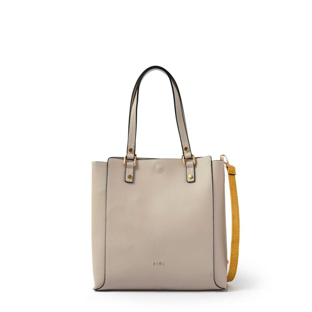 Asalia Cartera Tipo Dos Asas Shopping Beige-0