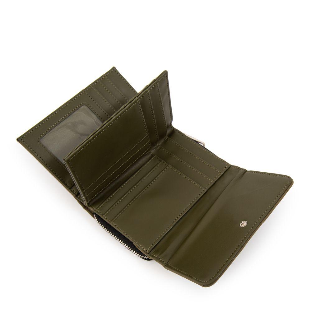 Billetera mediana lizel verde oliva-2