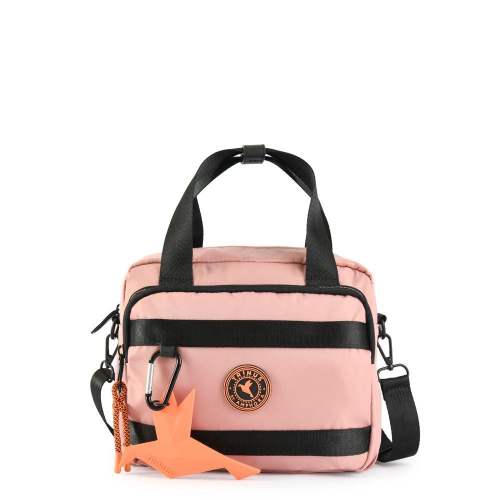 Cartera bandolera pequeña gansbaai rosa viejo-0