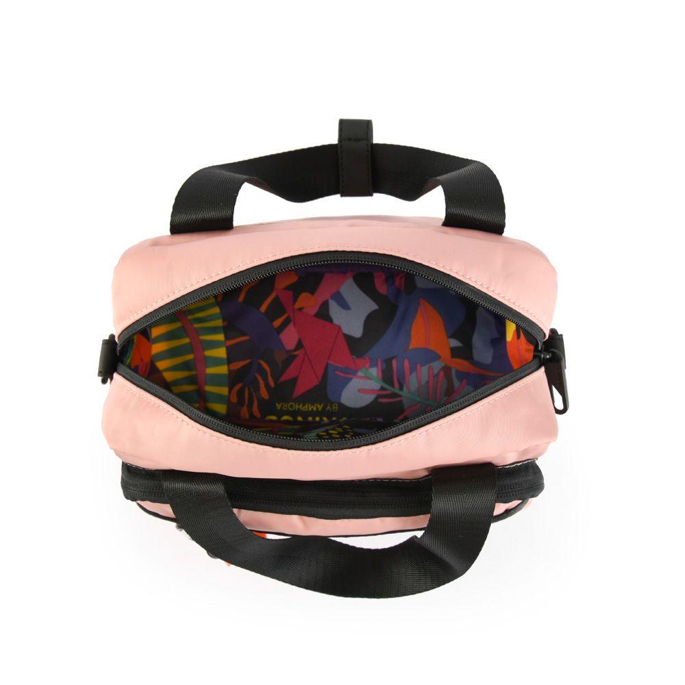 Cartera bandolera pequeña gansbaai rosa viejo-3