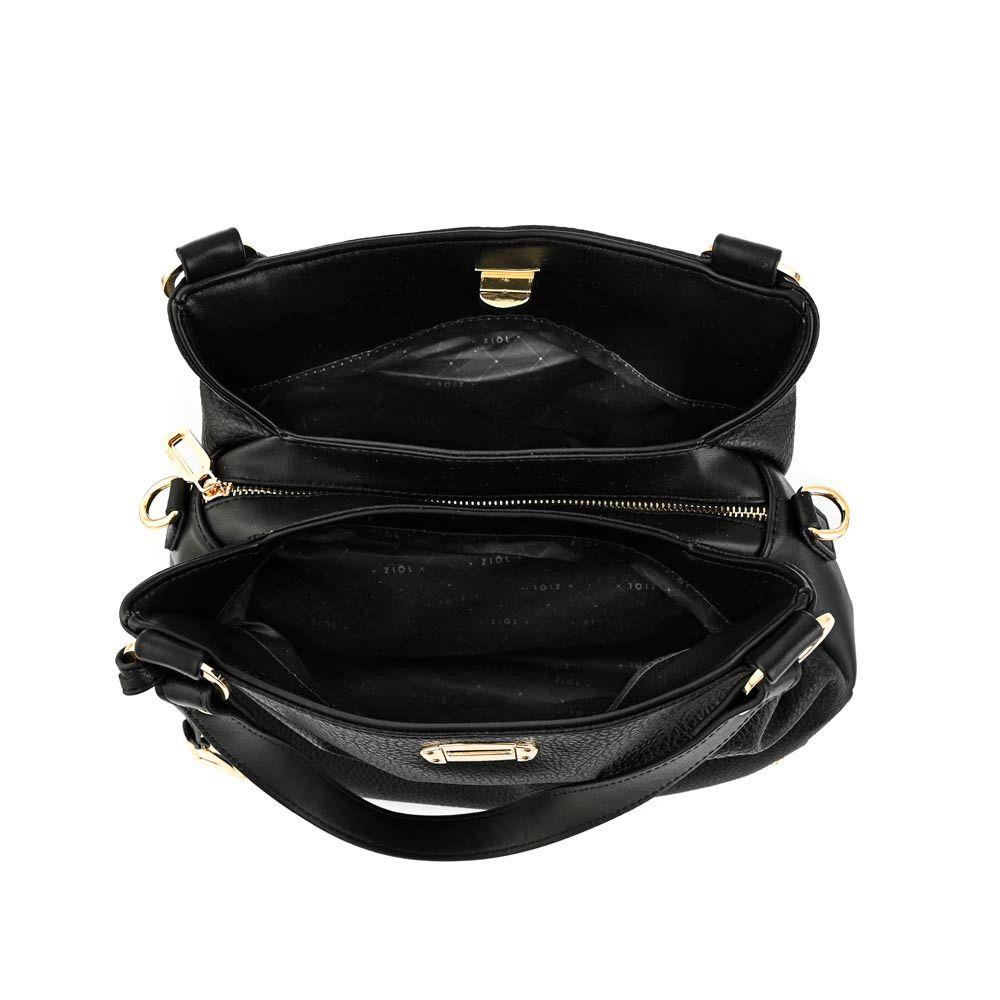 Cartera dos asas tres divisiones mediana norris negro-3