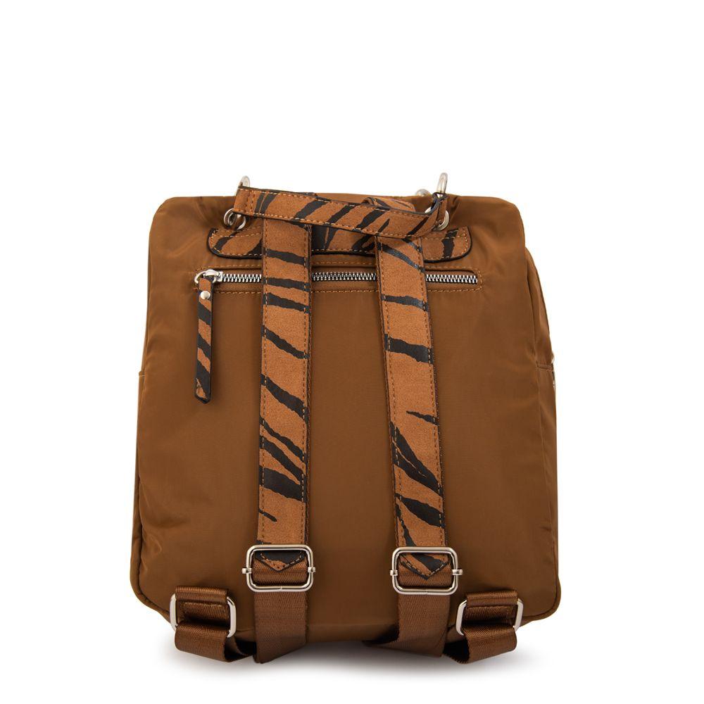 Mochila simoneta mediana camel-2