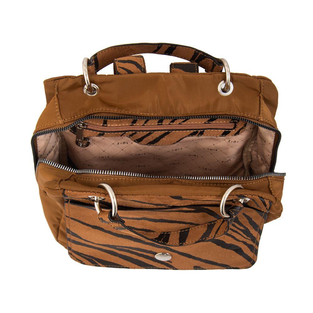 Mochila simoneta mediana camel-3