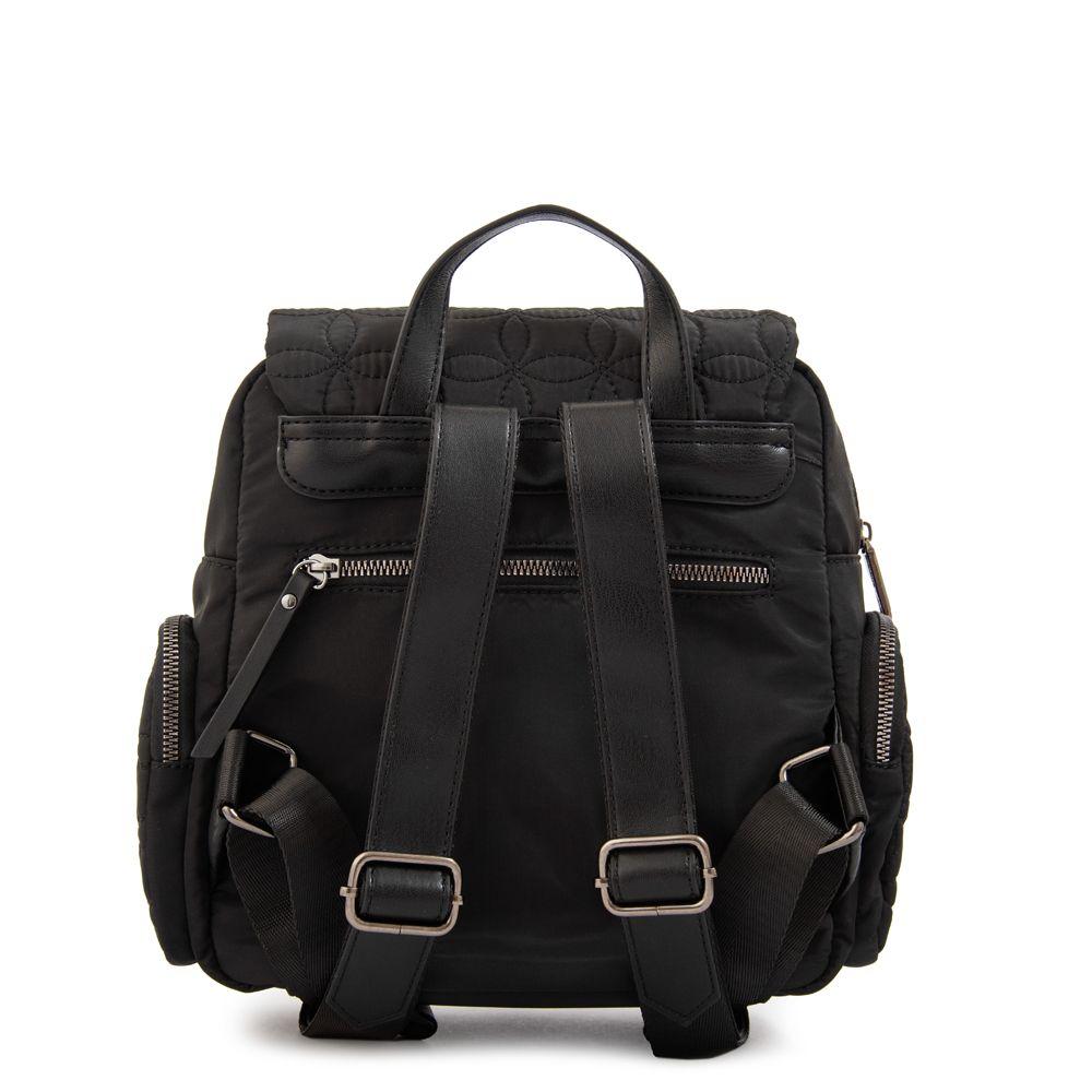 Mochila con tapa sahara pequeña negro-2