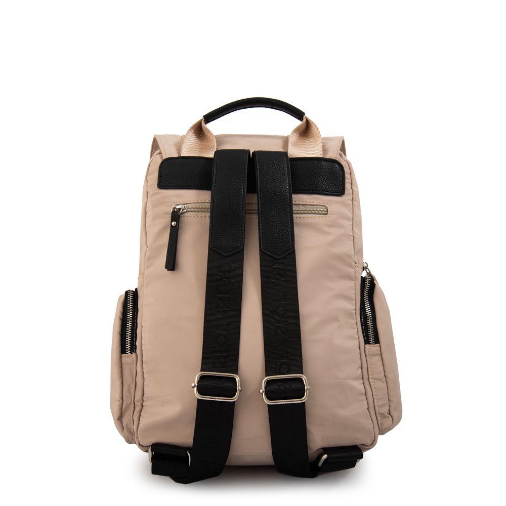 Mochila claudin grande beige-2