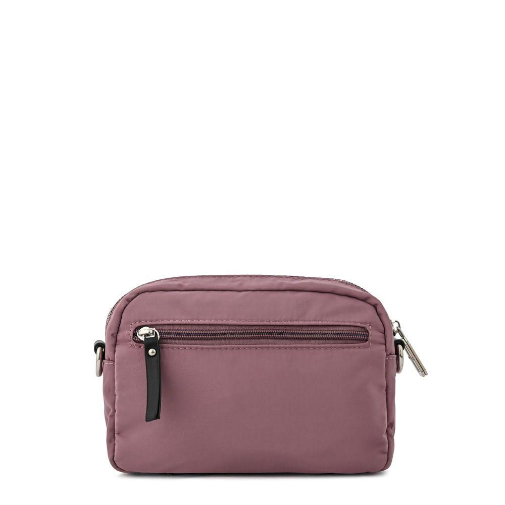 Cartera bandolera diana pequeña rosa viejo-2