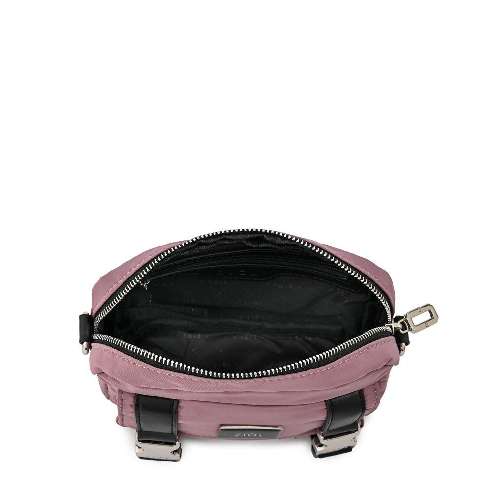 Cartera bandolera diana pequeña rosa viejo-3