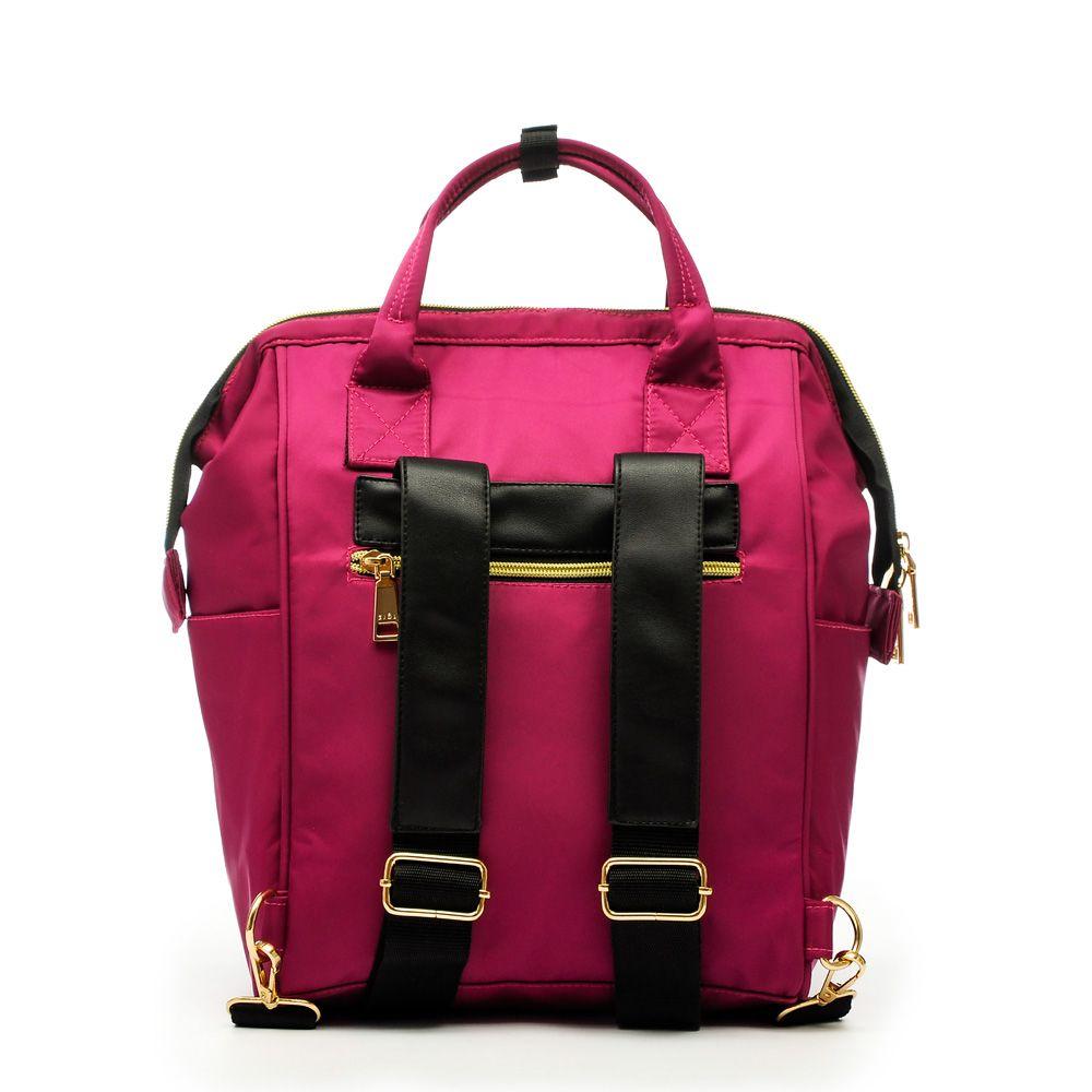 Mochila mediana calathea fucsia-2