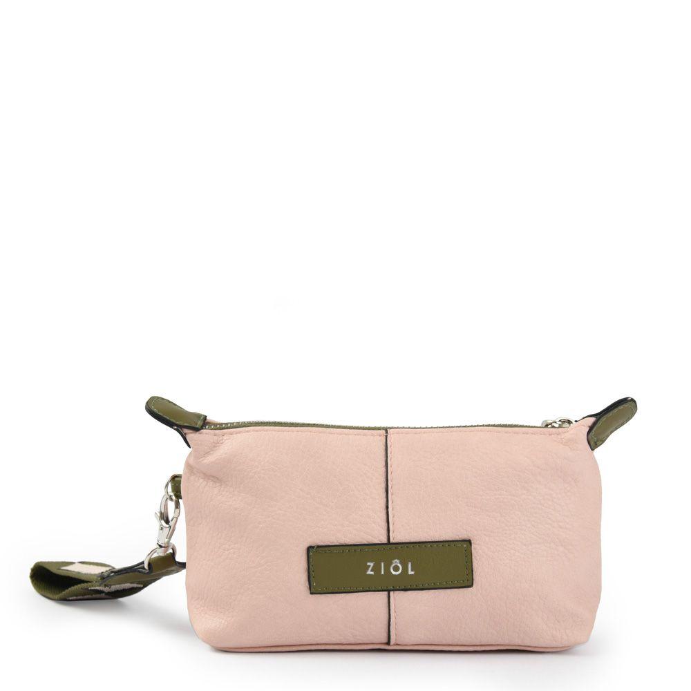 Cosmetiquero ovalado grande turin rosado claro-0