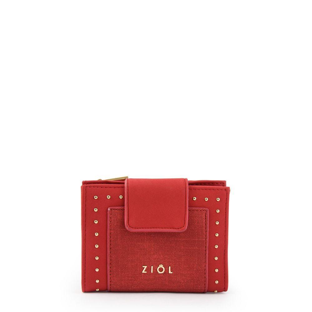 Ceratin Billetera Chica Con Flap Interior Rojo-0