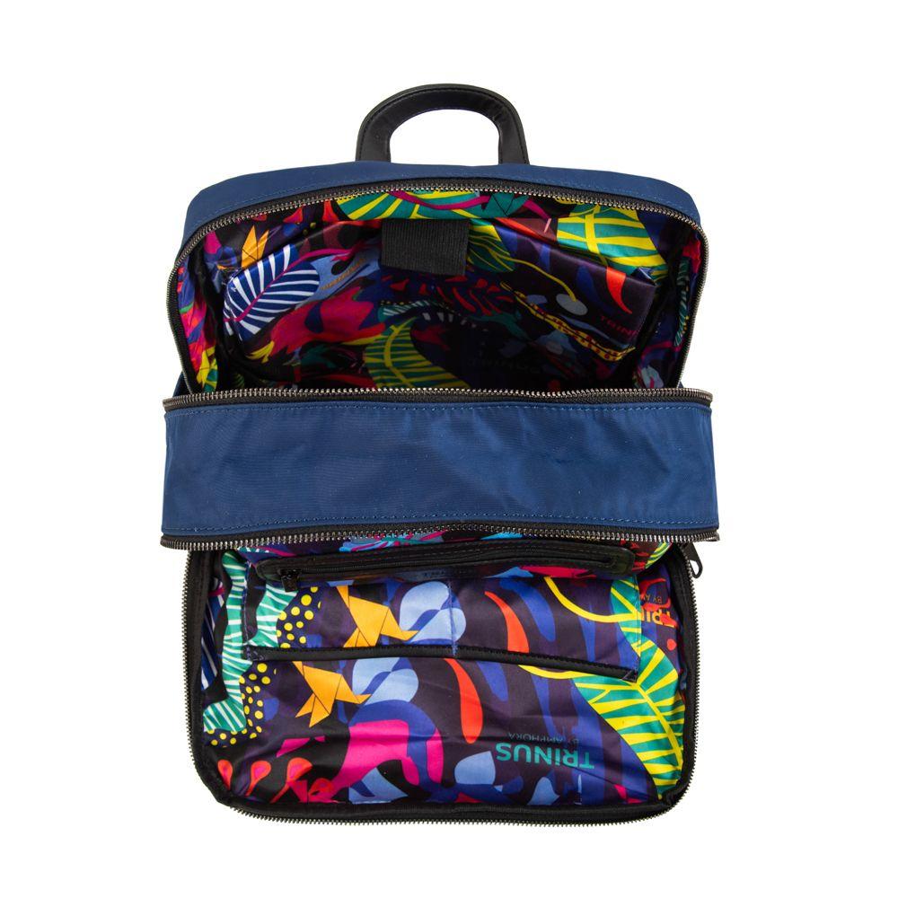 Mochila porta notebook college grande azul-3