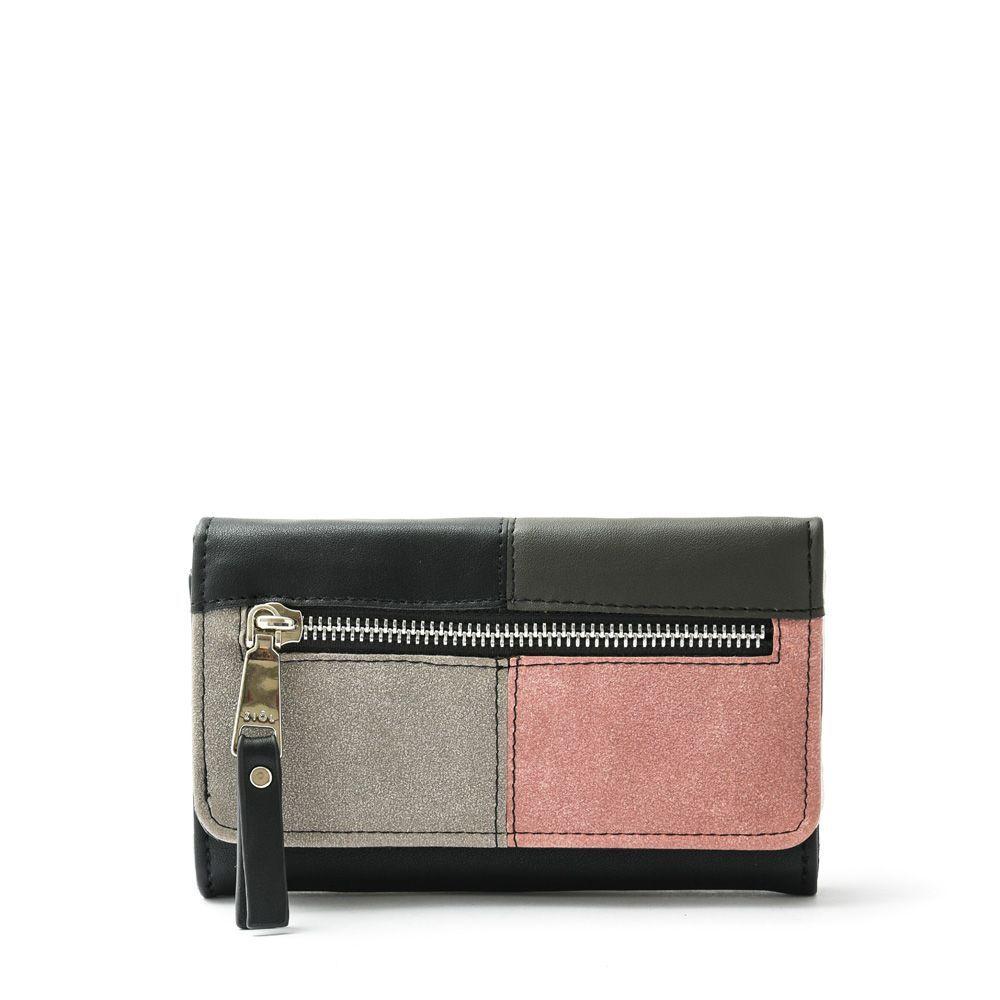 Irenea Billetera Acordeon Mediano Negro-0