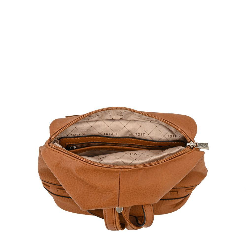 Mochila pequeña kristal camel-3