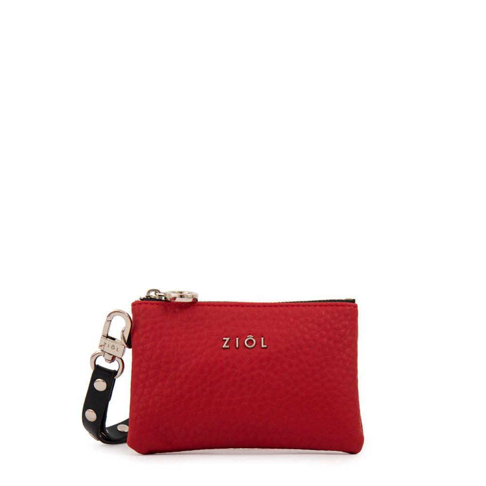 Monedero rectangular olga pequeña rojo-0