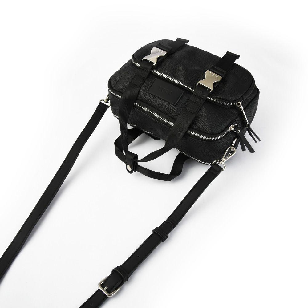 Cartera bandolera mediana dorina negro-3
