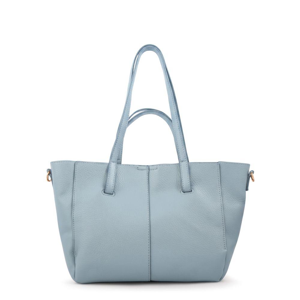 Cartera tote bote loriu denim-1