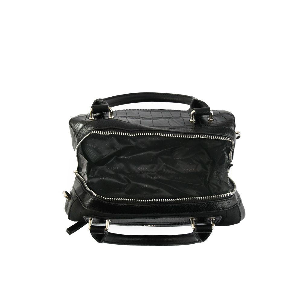Cartera dos asas baul pequeña nini negro-3