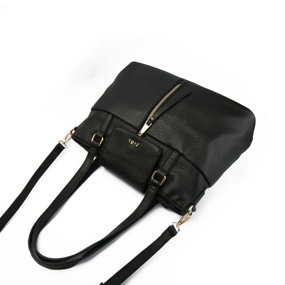 Nilwich Cartera Dos Asas Tres Divisiones Grande Negro-3