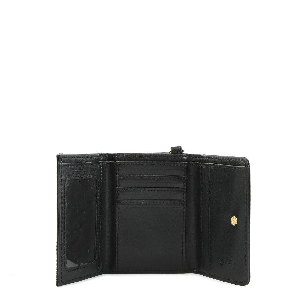 Billetera cierre exterior pequeña bouffi negro-2