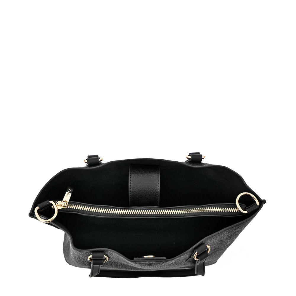 Cartera dos asas mediana viviene negro-3