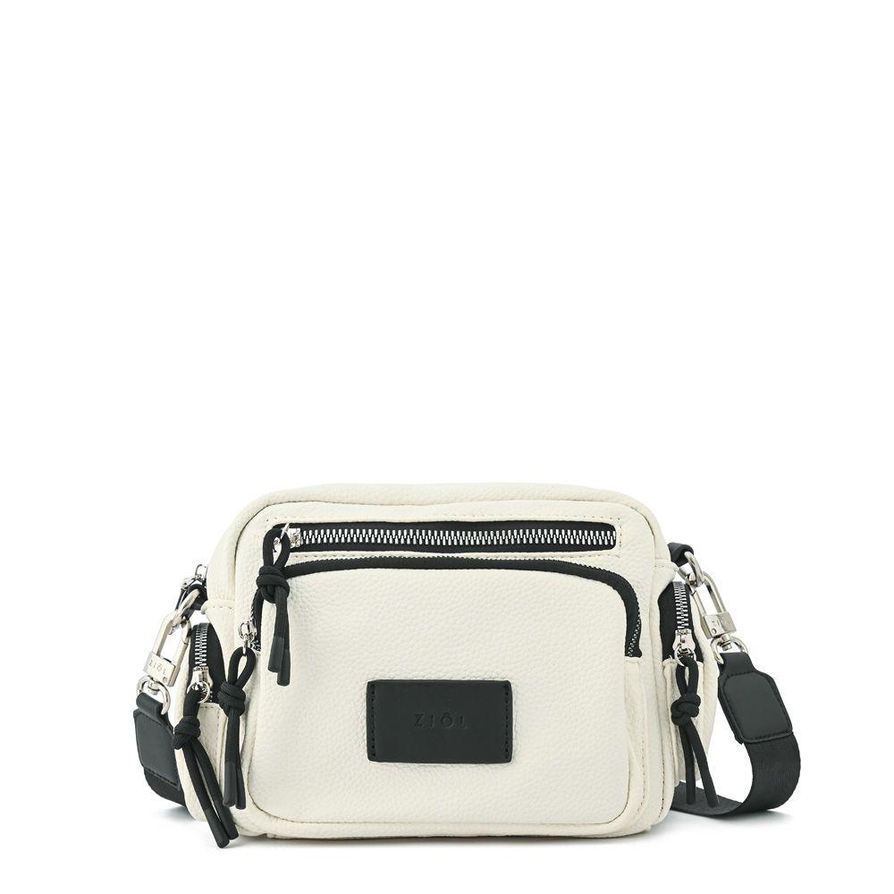 Cartera bandolera mediana danuk blanco crudo-0