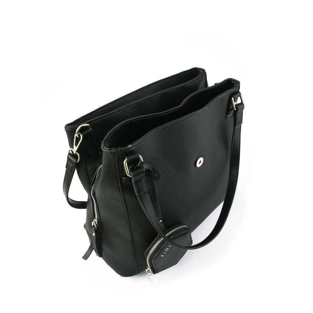 Zurich Cartera Dos Asas Tres Divisiones Grande Negro-2