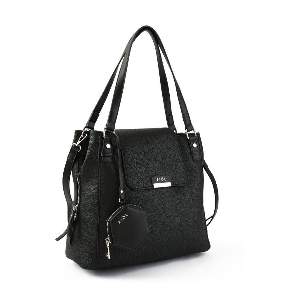 Zurich Cartera Dos Asas Tres Divisiones Grande Negro-1