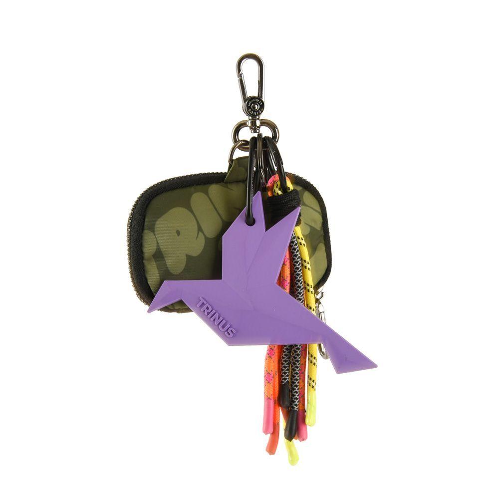 Hanging monedero parl verde oliva-3