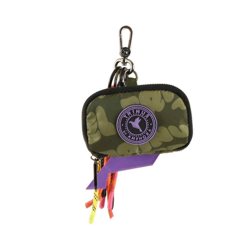 Hanging monedero parl verde oliva-0