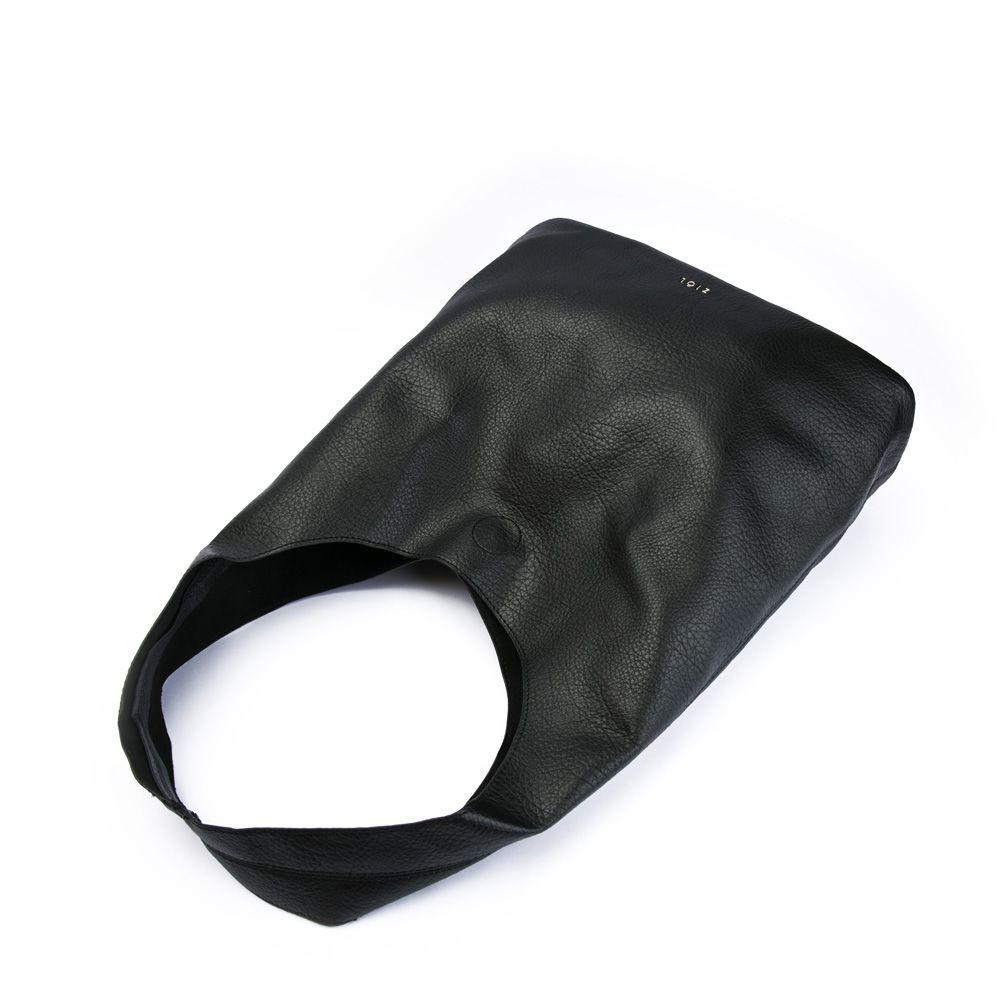 Prudens Cartera Bolso Oval Grande Negro-2