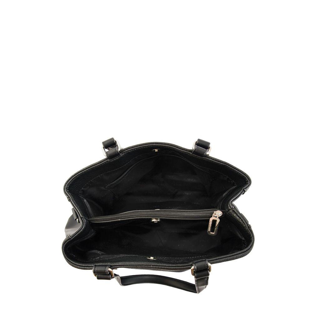 Cartera dos asas mediana marit negro-3