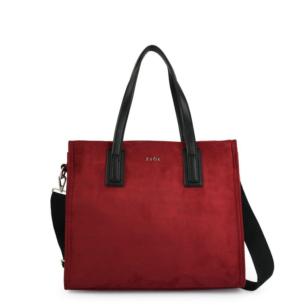 Cartera dos asas tres divisiones grande alhambra burdeo-0