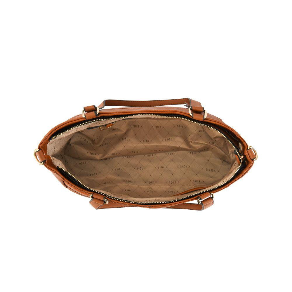 Cartera dos asas tres divisiones grande ellie café-3