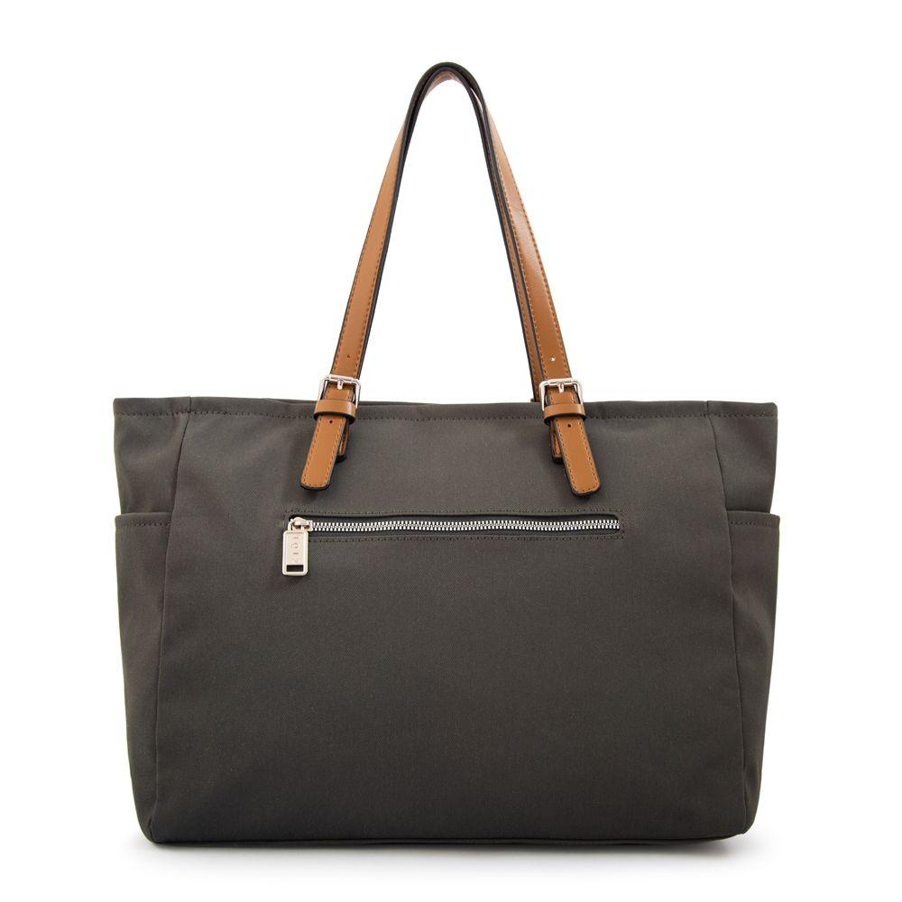 Cartera tote porta notebook marta grande gris oscuro-2