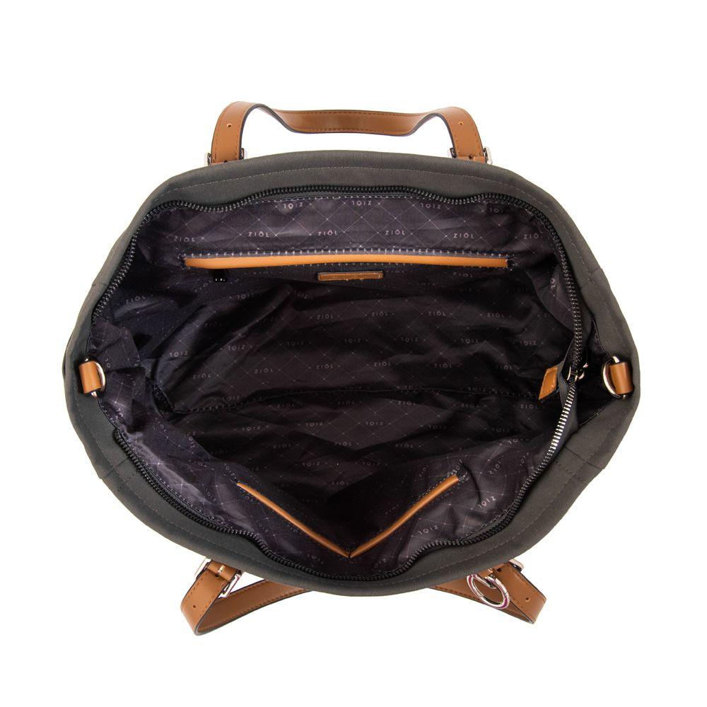 Cartera tote porta notebook marta grande gris oscuro-3